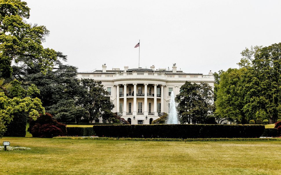 The White House, the presidential residence, Washington DC