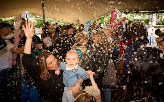 Family Raving at Big Fish Little Fish Event